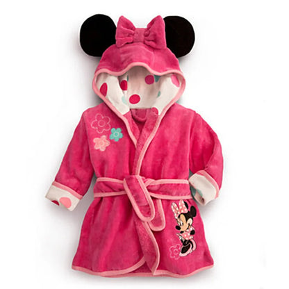 Autunno Inverno Pigiama Bambini Infantil Topolino Minnie Bambini Caldo Pigiama Ragazzi Pigiama Ragazze Pigiama Ragazze Pigiama Animali Abbigliamento da notte in flanella Accappatoio