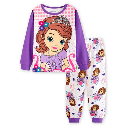 Nuovi set di pigiami per bambini primavera autunno, abbigliamento per ragazzi, pigiami di Lightyear, set di Cars, pigiami di cotone per ragazze di Minnie e Tigger.