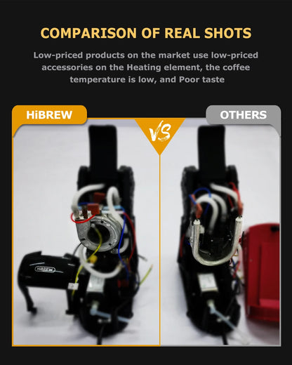 Macchina per caffè HiBREW 19 bar 4 in 1 calda e fredda capsule multiple espresso Cafetera Pod Coffee Maker Dolce Milk Nexpresso Powder H1A