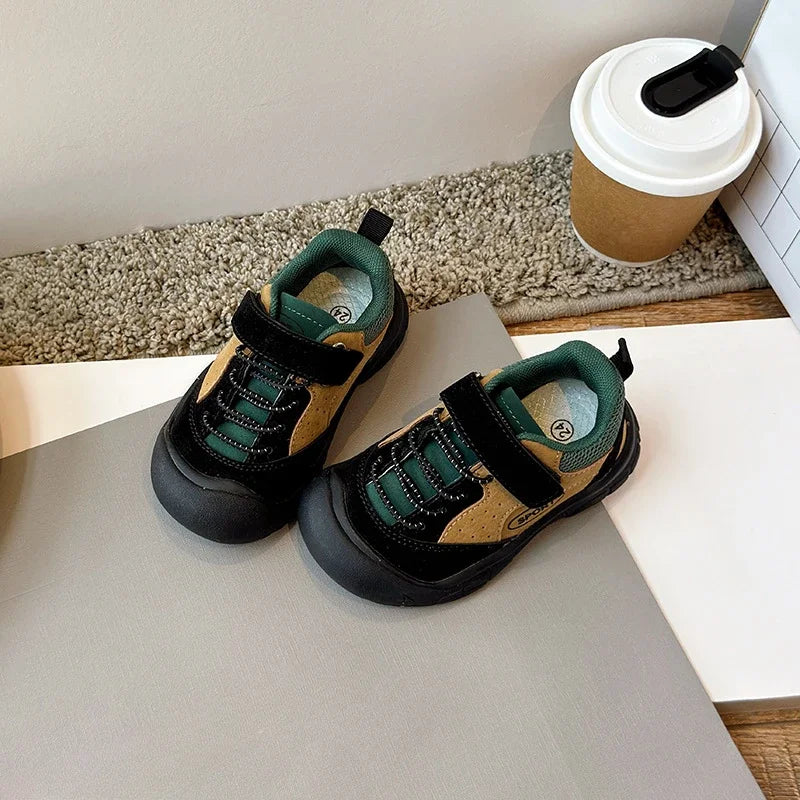 Scarpe per bambini, abbinamenti di colori, stile coreano, sneakers da ragazza, scarpe sportive per bambini, scarpe da trekking e da corsa per studenti H09015