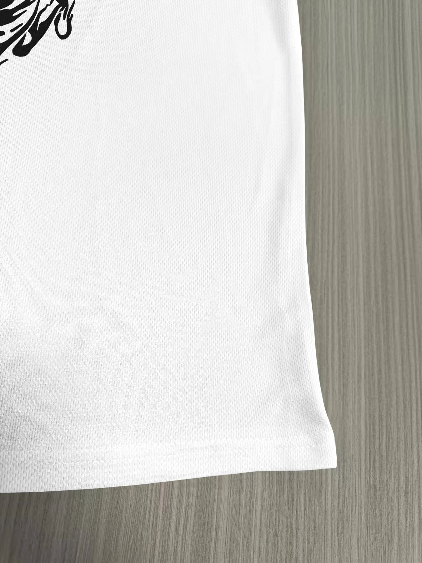 Boys' Everyday Versatile Outfit: White Basketball Print T-Shirt and Shorts, Comfortable Two-Piece Set for Going Out