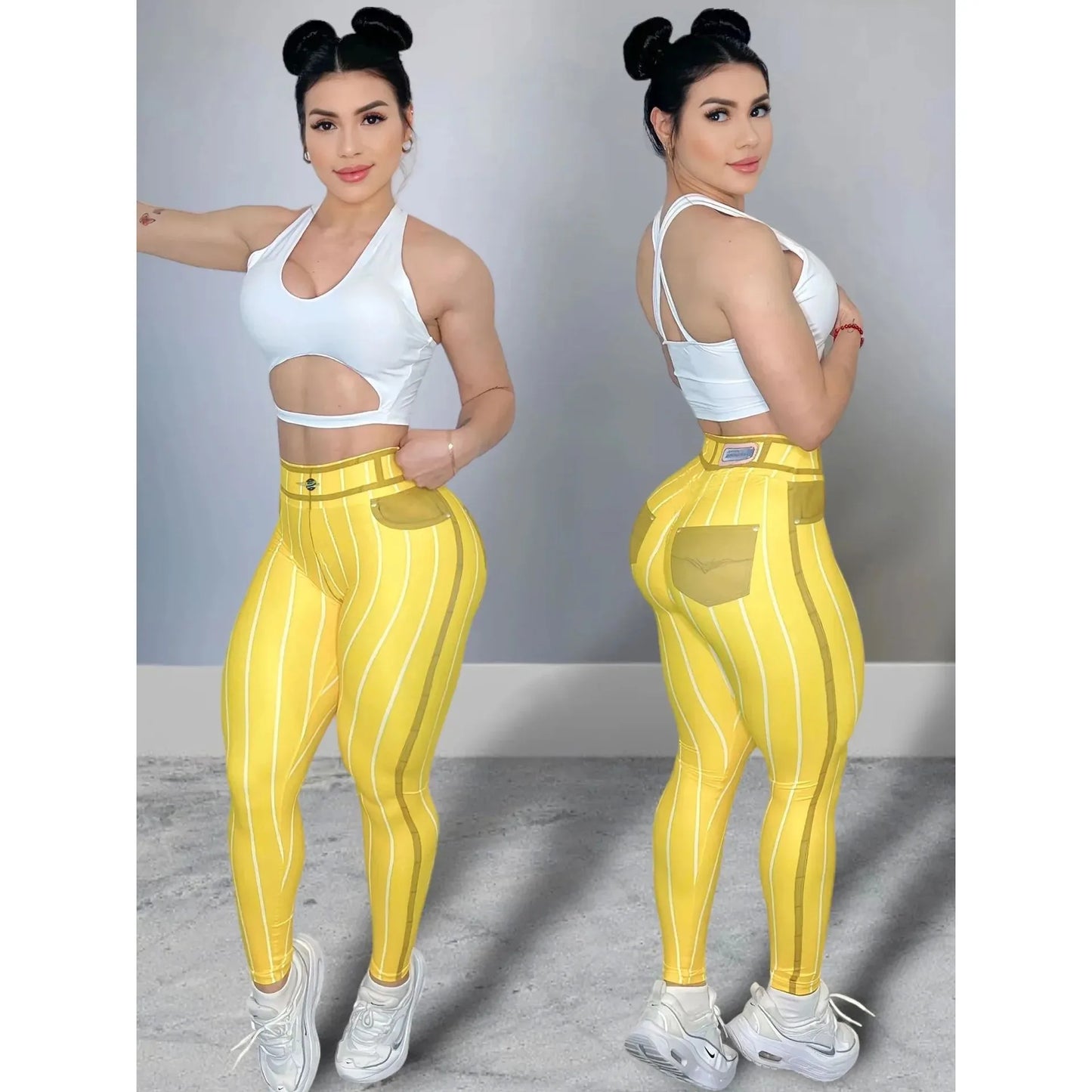 High Waist Elastic Denim Pants Women's Stretchy Jeans Casual Long Trousers Slim Fit Sle Versatile Thin Material