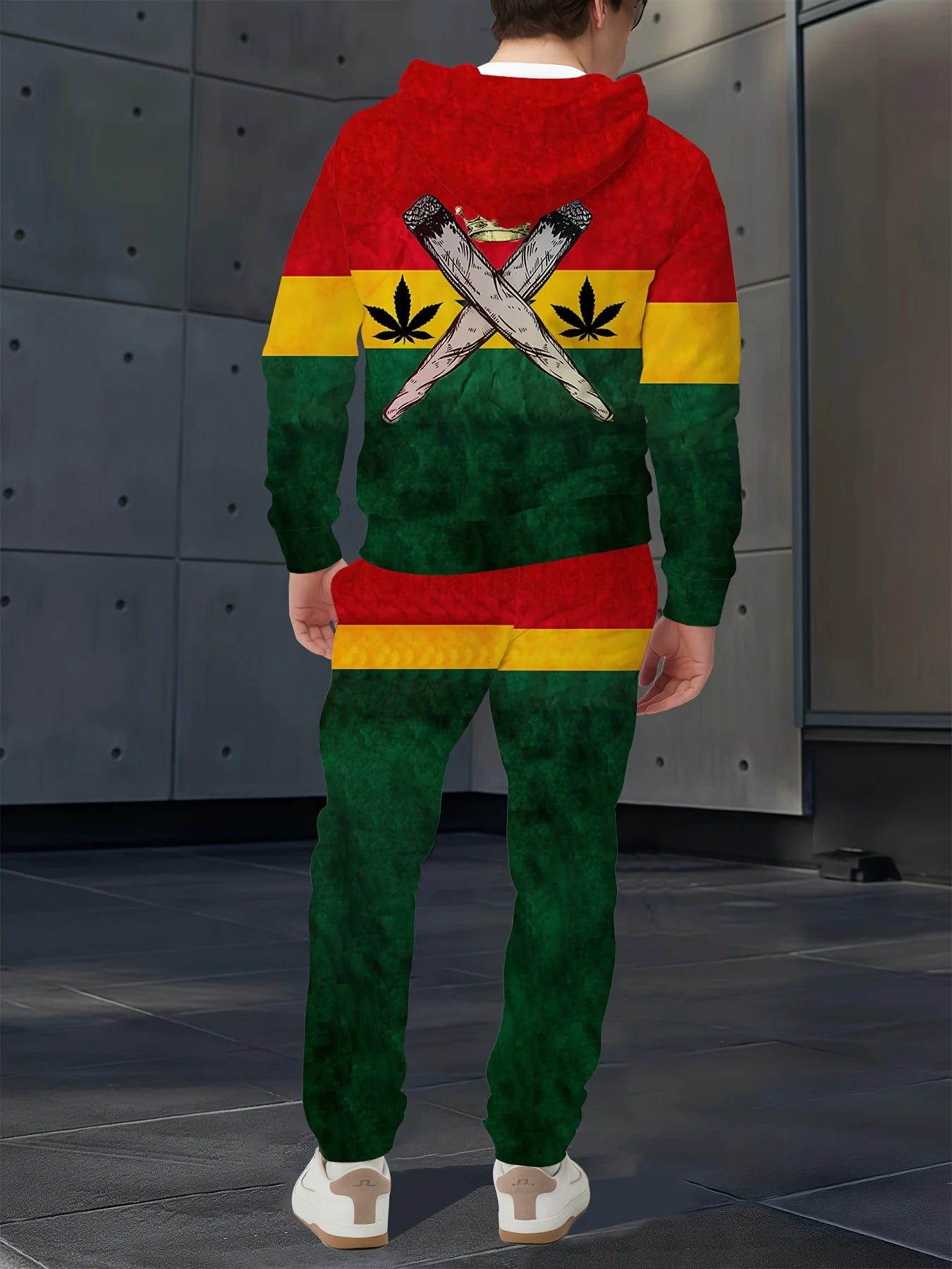 Felpa con cappuccio e stampa 3D HX Fashion Reggae Creator Bob Marley da uomo, casual, streetwear, set di grande successo.