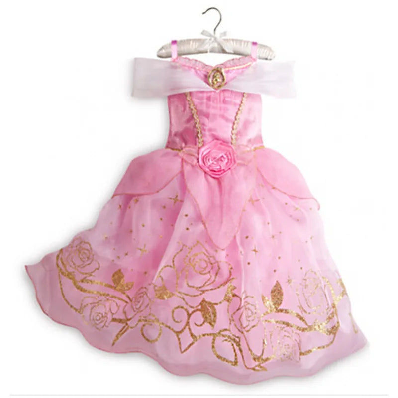 Costume da principessa per bambine, festa di Halloween, cosplay, vestiti per Natale, compleanno, carnevale, travestimento da Rapunzel.