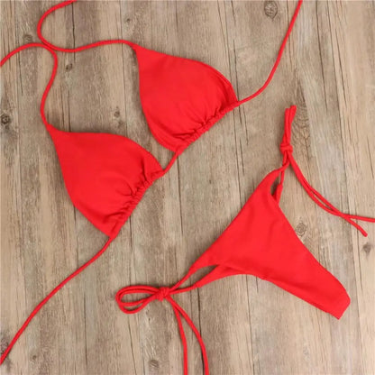 Costume da bagno estivo da donna, bikini sexy, set bikini push-up con reggiseno imbottito e perizoma, due pezzi, costume da bagno da spiaggia, costumi da bagno sexy da donna