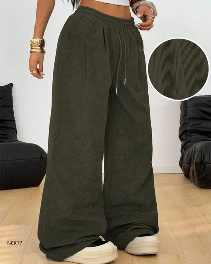 Women's High Waist  Sweatpants Casual Loose Joggers Classic Baggy Streetwear Sport Dance Y2K Wide-leg Drawstring Pants