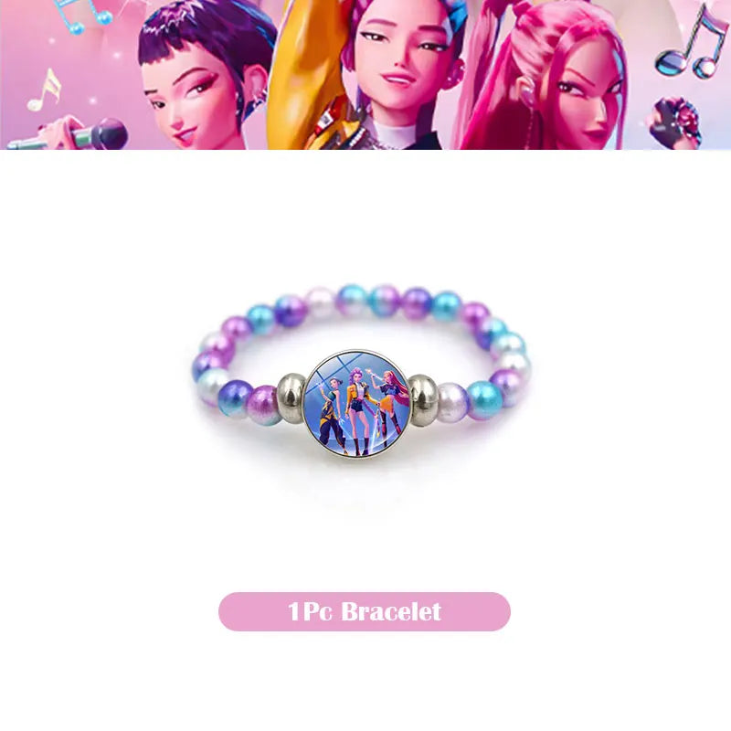 Kpop Demon Hunter Birthday Decoration Set Kpop Girl Cup Pate Happy Balloon Happy Banner Gift Bags Supplies for Kids Party Favors
