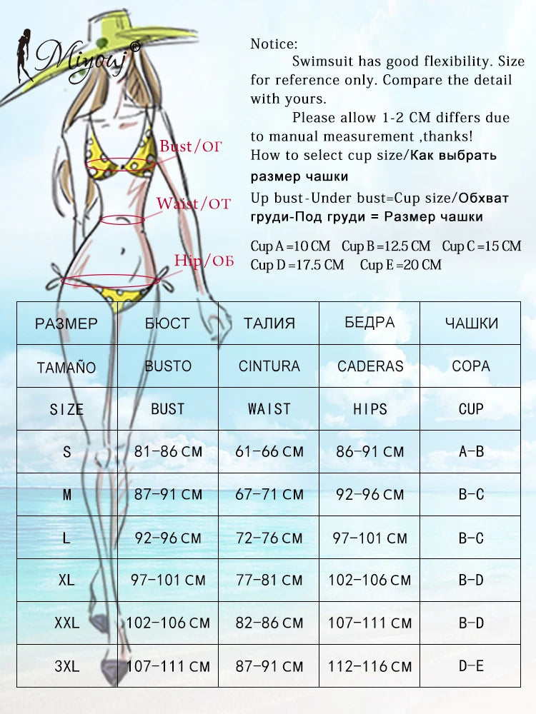 Bikini a triangolo Miyouj, nuovo costume a due pezzi, tinta unita, abbigliamento da spiaggia 2025, bikini da donna, costume da bagno sexy, micro tanga.