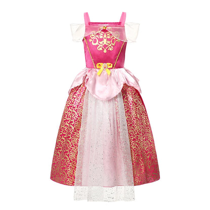 Costume da principessa per bambine, festa di Halloween, cosplay, vestiti per Natale, compleanno, carnevale, travestimento da Rapunzel.