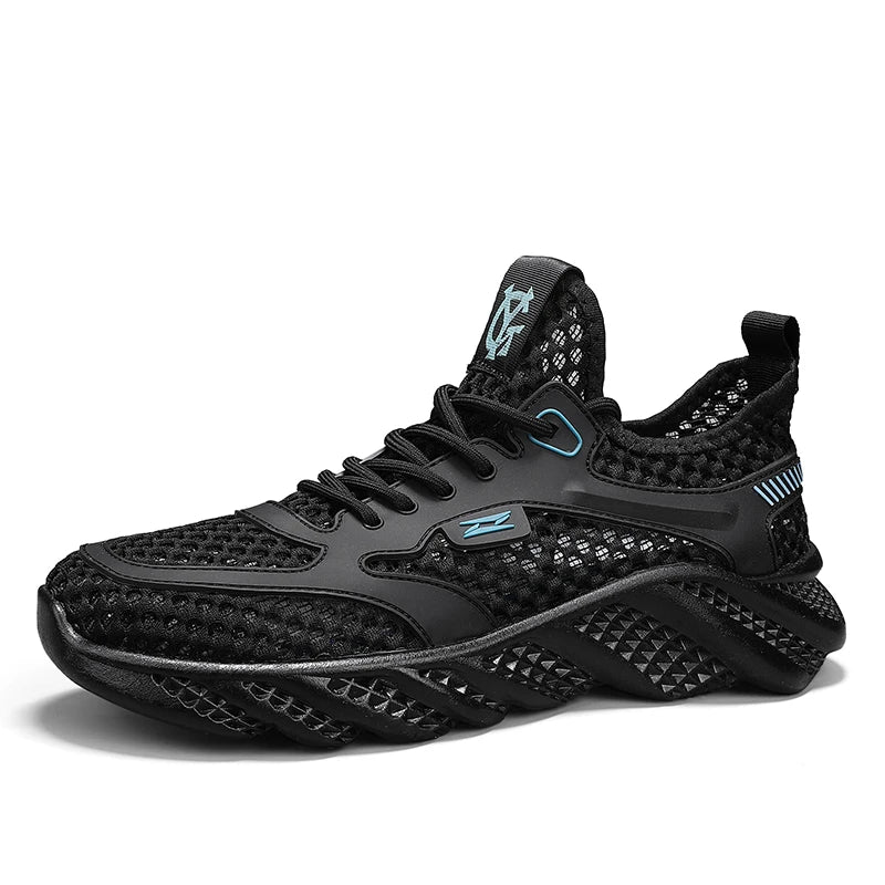 Scarpe da ginnastica da uomo alla moda, scarpe da corsa leggere, scarpe da ginnastica estive 2025 in mesh di marca, scarpe casual traspiranti, comode scarpe da tennis da uomo