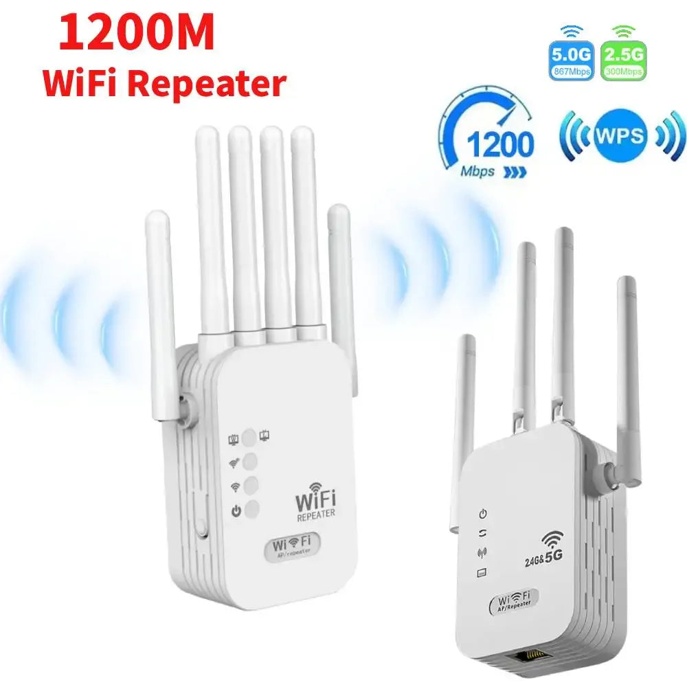 Ripetitore WiFi Dual-Band 2.4G 5G, amplificatore di segnale WiFi, extender WiFi 802.11bgn, router Gigabit con WPS, spina EU/US, amplificatore WiFi