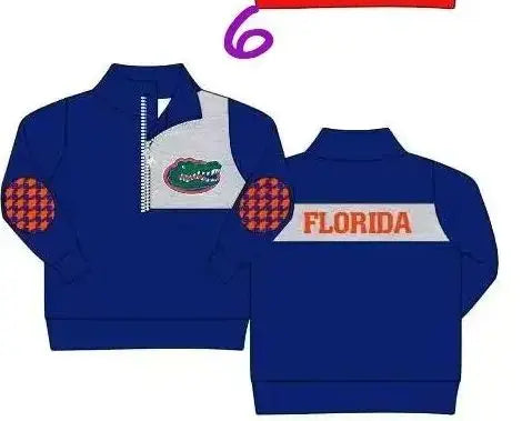 Uniformi scolastiche casual personalizzate all'ingrosso per bambini e bambine, top a maniche lunghe per neonati, abbigliamento primaverile e autunnale