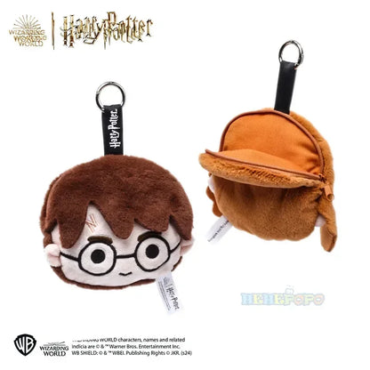 12cm Harry Potter Hanging Purses Christmas Tree Decor Cartoon Hermione Malfoy Ron Drop Ornaments