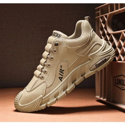 Scarpe casual da uomo autunno 2025, nere, semplici, traspiranti, scarpe da skate, comode e resistenti, scarpe da jogging in EVA.