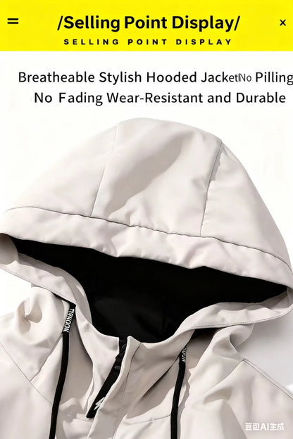 Casual men's sports jacket set, new fast drying breathable outdoor travel suit for autumn 2026