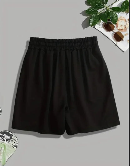 Pantaloncini American Retro, larghi, casual, a gamba larga, stile sportivo, da donna, estivi, nuovi, streetwear da uomo e da donna