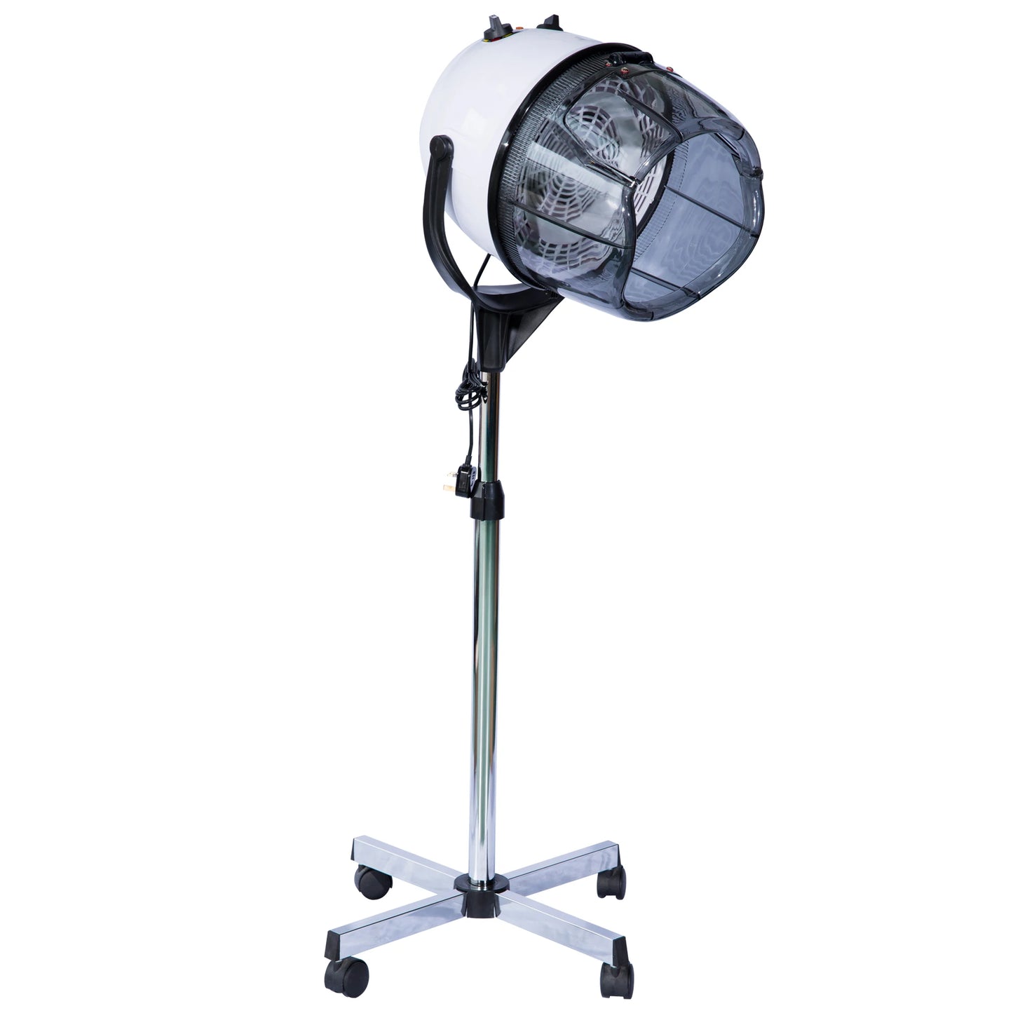Homcom Professional Hair Dryer 1180W with Hood Adjustable Height Black