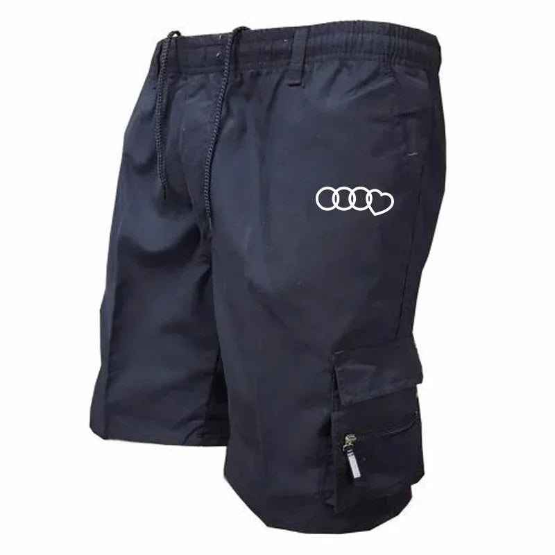 Nuovi pantaloncini cargo da uomo 2024, pantaloncini con multitasche, comodi, alla moda, casual, estivi, per attività all'aperto, abbigliamento sportivo mimetico.