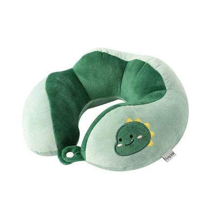 Cartoon Camel Hump Dinosaur U-Shaped Neck Pillow Custom Logo Cervical Support for Office & Airplane Travel
