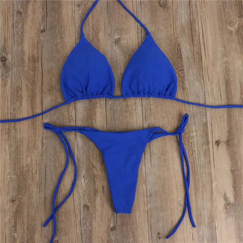Costume da bagno estivo da donna, bikini sexy, set bikini push-up con reggiseno imbottito e perizoma, due pezzi, costume da bagno da spiaggia, costumi da bagno sexy da donna