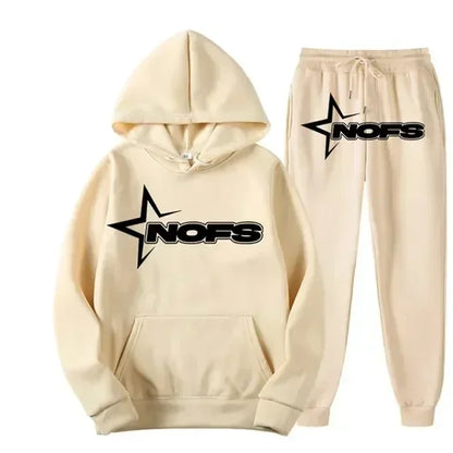 2025 uomo e donna della stessa tendenza moda felpa con cappuccio completo casual due pezzi giacca pantaloni marchio di moda stampa logo taglie S-3XL