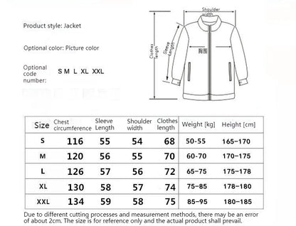 2025 Winter New American Street Letter Embroidered Fleece Fashion Casual Warm Mens Winter Jackets and Coats
