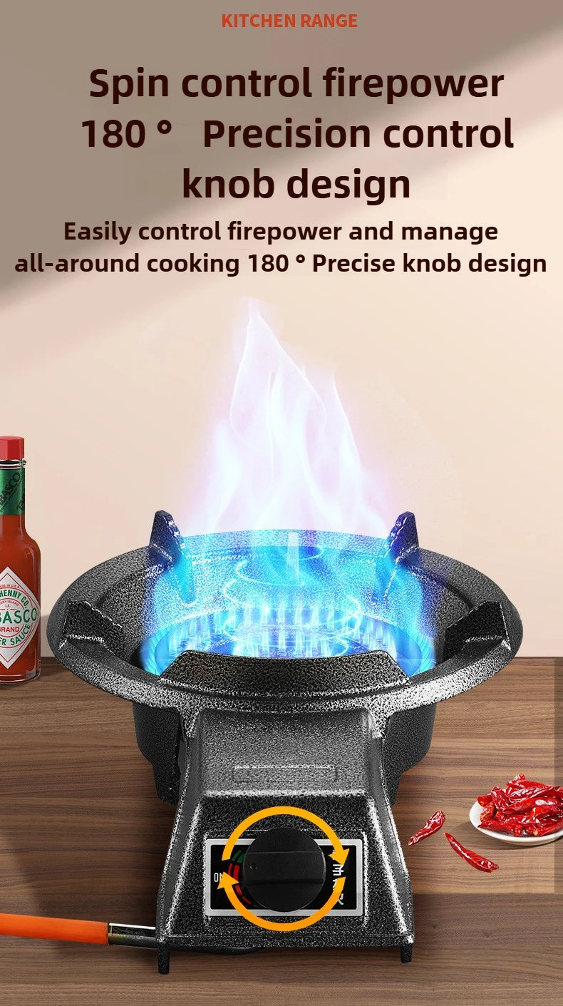 Cucina domestica Energia Fierce Stufa Ristorante commerciale Risparmio energetico Stufa a gas Alta temperatura Stufa singola