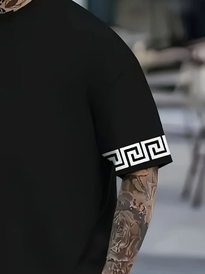Completo da uomo estate 2025, maglietta a maniche corte e pantaloncini stampati in 3D, t-shirt casual estiva da uomo per tutti i giorni, moda casual da esterno