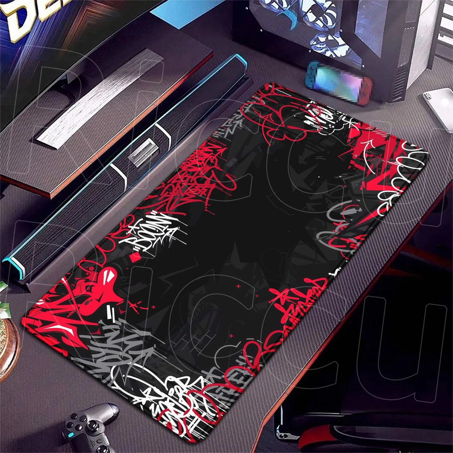 HD 400x900mm Street Graffiti Art Gaming Mouse Pad Table Pad Mousepad XXL Computer expand Rubber accessories Keyboard Desk mat