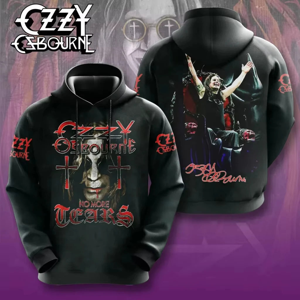 Felpa da uomo New Rock Ozzy Osbourne Band con stampa 3D Felpe da uomo e da donna Moda Street Felpa da donna Cappotto Hip Hop Sudadera