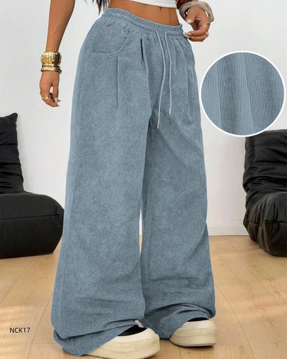 Women's High Waist  Sweatpants Casual Loose Joggers Classic Baggy Streetwear Sport Dance Y2K Wide-leg Drawstring Pants