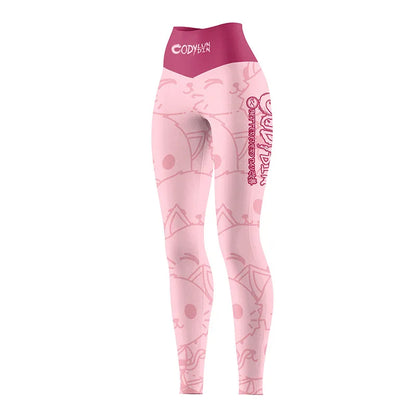 Cody Lundin Custom logo Full Compression Printed Sports Gym Pants Women's  Breathable Quick Dry MMA Grappling Jiu jitsu leggings