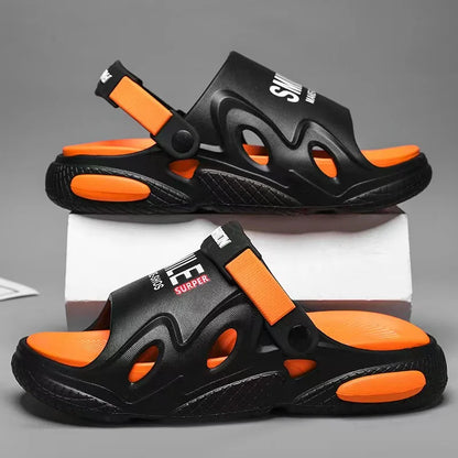Ciabatte da uomo in offerta, sandali da uomo con suola morbida in EVA, scarpe da spiaggia antiscivolo per esterni, infradito leggere alla moda, scarpe con plateau da uomo