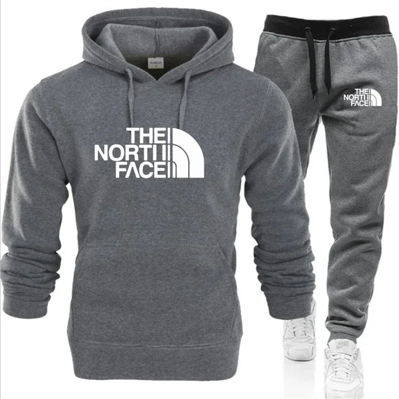 Completo sportivo da uomo e donna per primavera e autunno, composto da felpa a maniche lunghe e pantaloni elasticizzati, ideale per jogging e fitness, disponibile in 2 set.