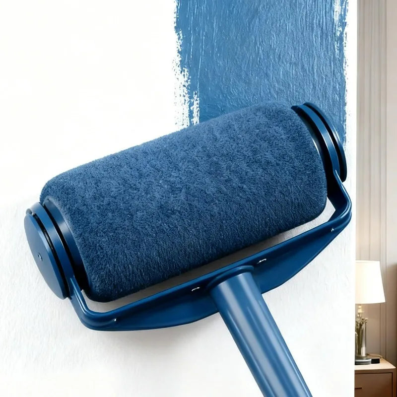 Refillable Paint Roller Brush Large Drum and Small Drum Handheld Paint Roller for Painting Room Walls Ceilings Floors Tools