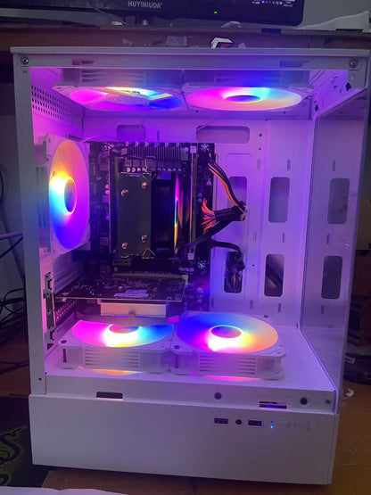 AOTESIER PC Gaming con processore Core i7-4790/512G SSD/16GB RAM 3200MB DDR3/Windows 11 HD Graphics 4600/bianco