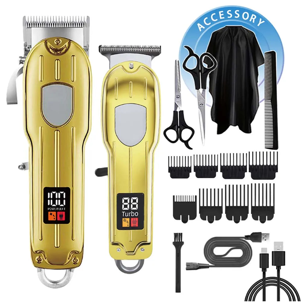 3 in 1 Hair Clippers for Men Beard Trimmer Kits Sets Electric Shavers Hair Clippers Trimmer T-Blade for Barber Home for Gifts