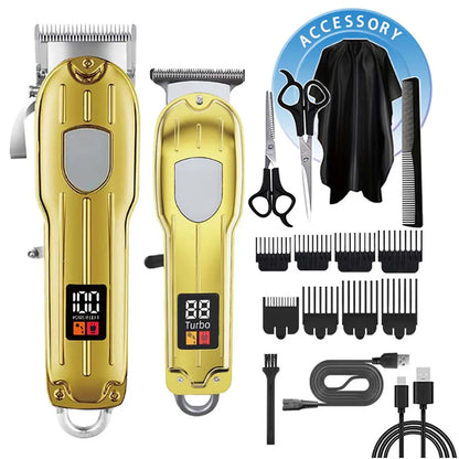 3 in 1 Hair Clippers for Men Beard Trimmer Kits Sets Electric Shavers Hair Clippers Trimmer T-Blade for Barber Home for Gifts