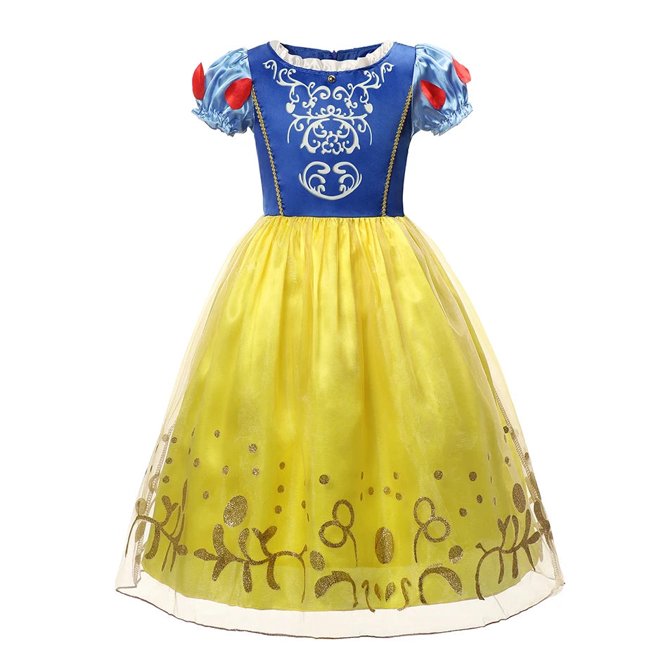 Costume da principessa per bambine, festa di Halloween, cosplay, vestiti per Natale, compleanno, carnevale, travestimento da Rapunzel.