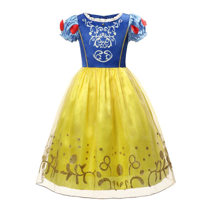 Costume da principessa per bambine, festa di Halloween, cosplay, vestiti per Natale, compleanno, carnevale, travestimento da Rapunzel.