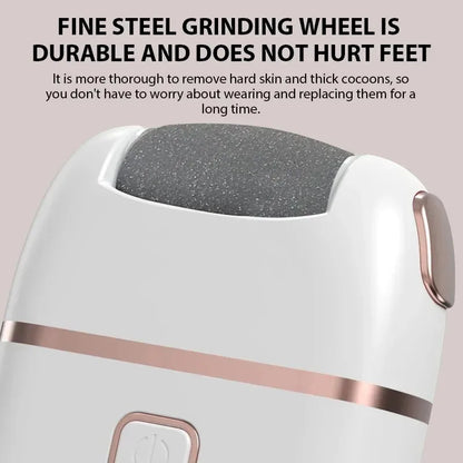 Portable Pedicure Machine Electric Foot Callus Remover, Type-C Rechargeable 2 Speed Heel Dead Skin Grinder for Soft Smooth Feet