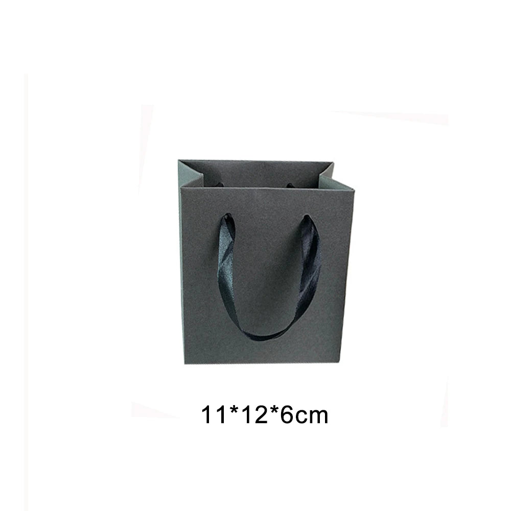 Semplice portagioie per orecchini, anelli, bracciali e collane, in carta grigia e nera, espositore per gioielli, scatola organizer per gioielli.