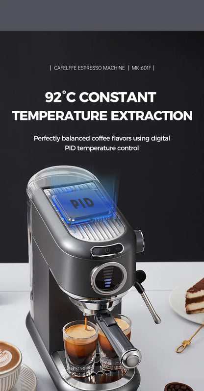 Macchina per caffè espresso Cafelffe 4 in 1 Cafetera Cappuccino Dolce Gusto Nes Capsule ESE Pod Ground Regalo per amante, papà, mamma