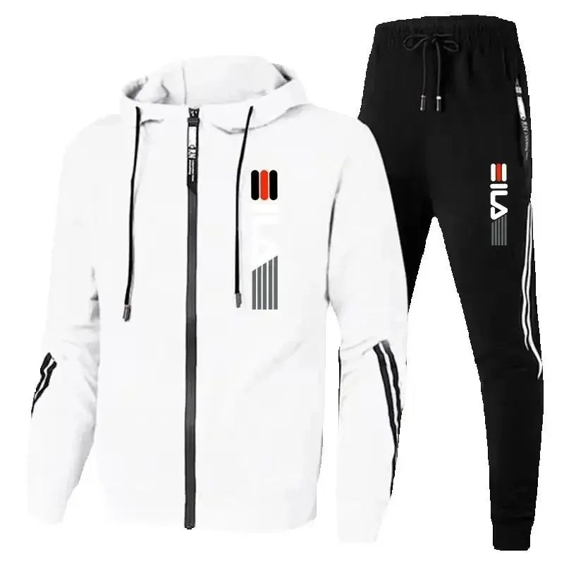 Men's Sportswear Set for Spring and Autumn 2025: Casual Sports Jacket + Sports Pants, Jogging Fashion and Stylish Sports Suit