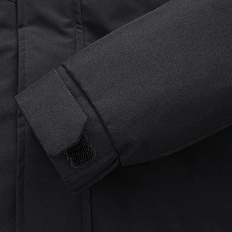 Men's 2025 Winter Fluorescent Green Wool Blend Cotton Jacket - Fluorescent Green (Black/Red/Khaki) Cotton-Padded Jacket