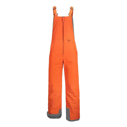 Insulated Ski Pants Unisex Jumpsuit Waterproof Ski Bib Overalls with Zip-up Front Closure Windproof Winter Snowboarding Pants