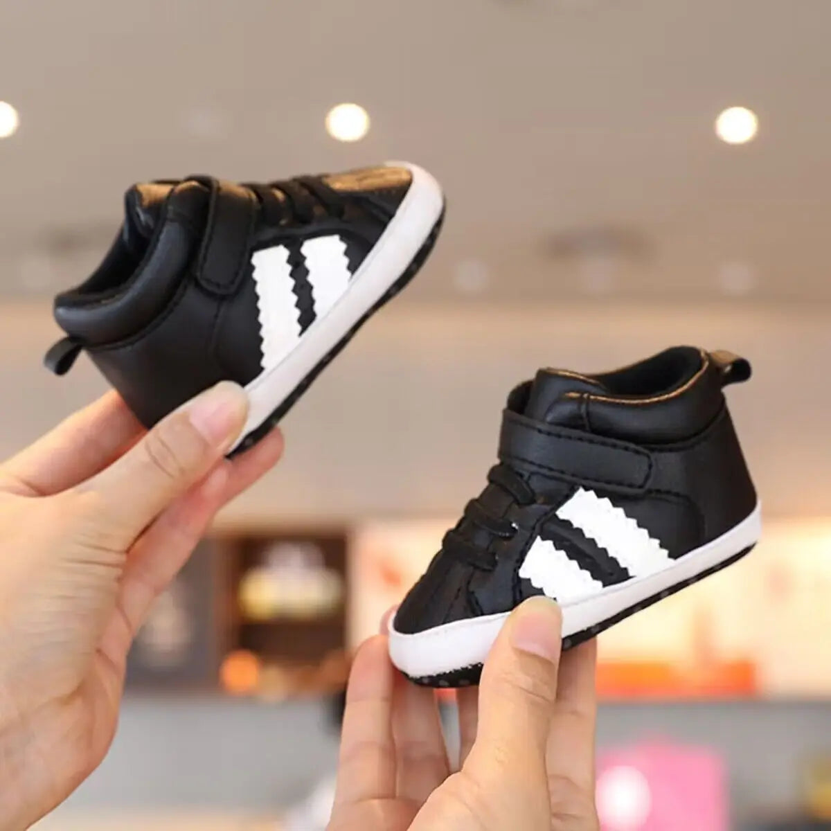 Scarpe bianche per neonati, casual, alla moda, per battesimo, primi passi, scarpe da gentiluomo per neonato, sneakers