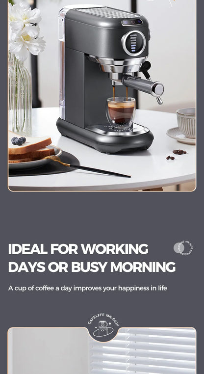 Macchina per caffè espresso Cafelffe 4 in 1 Cafetera Cappuccino Dolce Gusto Nes Capsule ESE Pod Ground Regalo per amante, papà, mamma