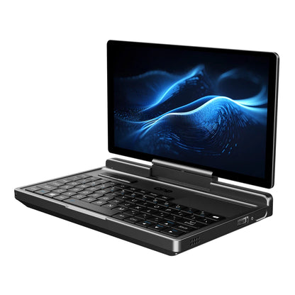 GPD MicroPC 2 Mini laptop portatile con schermo touch da 7 pollici, 16 GB di RAM, SSD da 512 GB, CPU N300 e sistema operativo Windows 11.