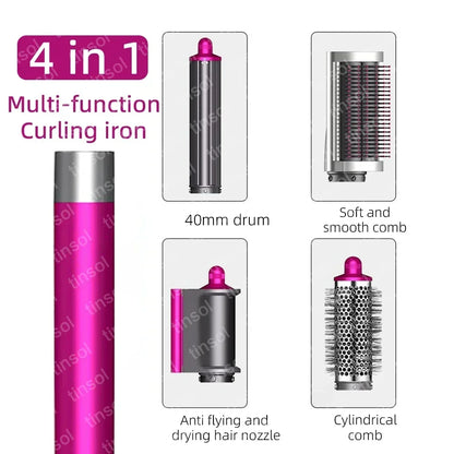 7-in-1 hair dryer set multi-function curling iron hair straightener hot air comb styling set for home salon-like effect